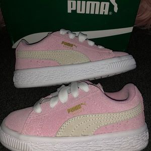 Puma Suede Pink Lady size 6C